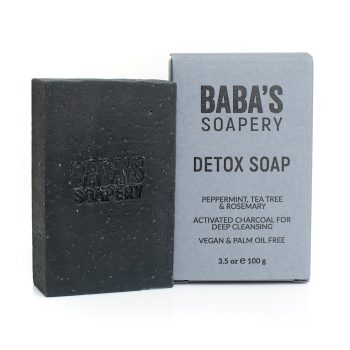 Сапун DETOX с активен въглен - Baba's Soapery