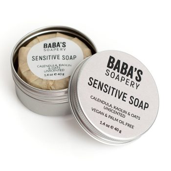 Джобен сапун SENSITIVE с невен, овес и каолин - Baba's Soapery