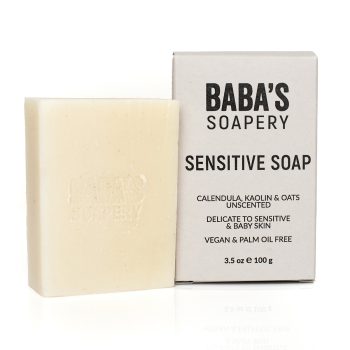 Сапун SENSITIVE с невен, овес и каолин -Baba's Soapery