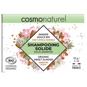 Tвърд шампоан за чувствителен скалп с бадем - Cosmo Naturel
