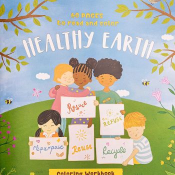 "Healthy earth" - тетрадка за оцветяване