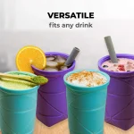 Cup-Лилава_DiFOLD-сгъваема-бутилка